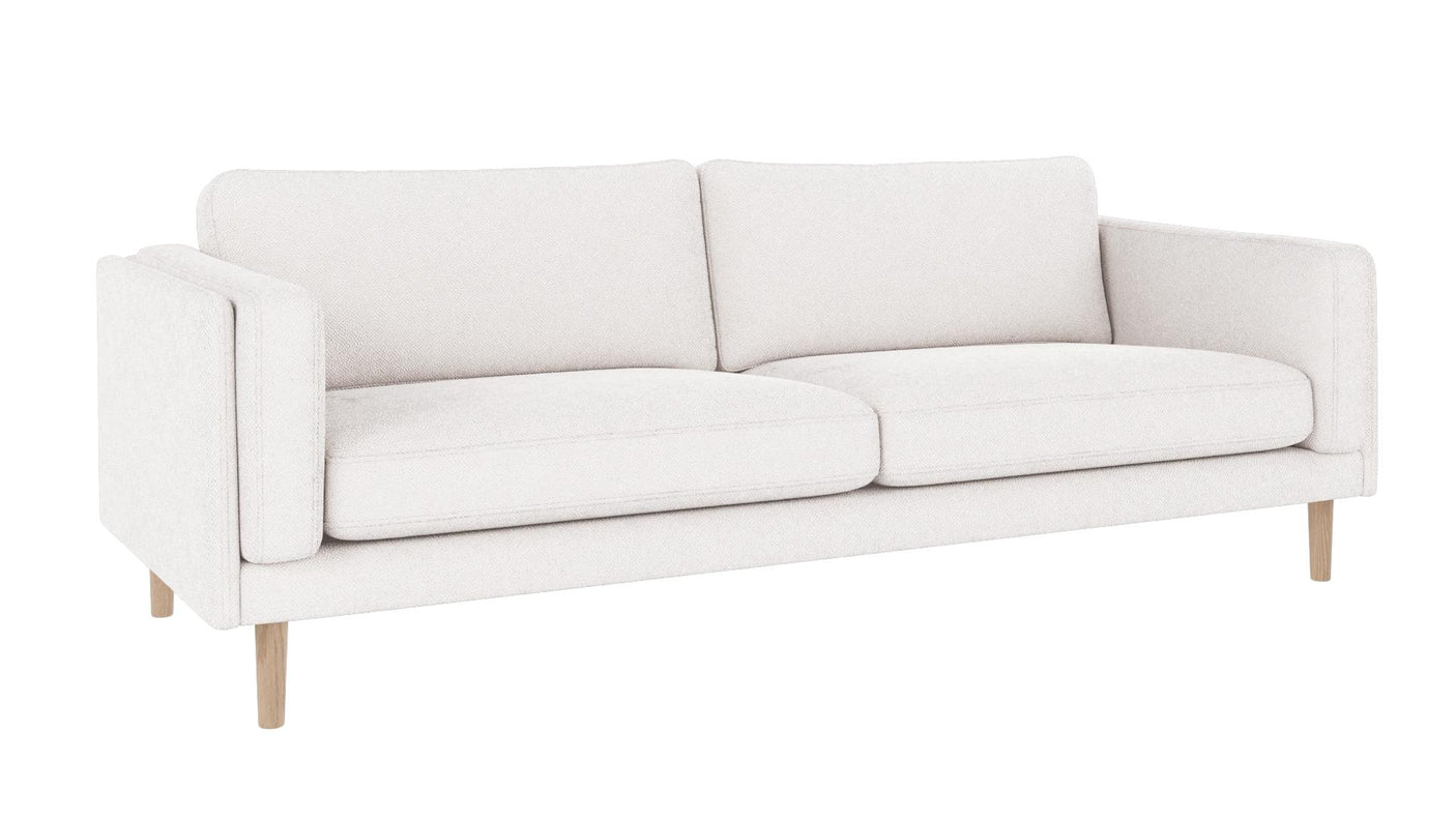 Braden sofa 3-seter - Whitewash eik ben