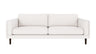 Braden sofa 3-seter - Brun eik ben