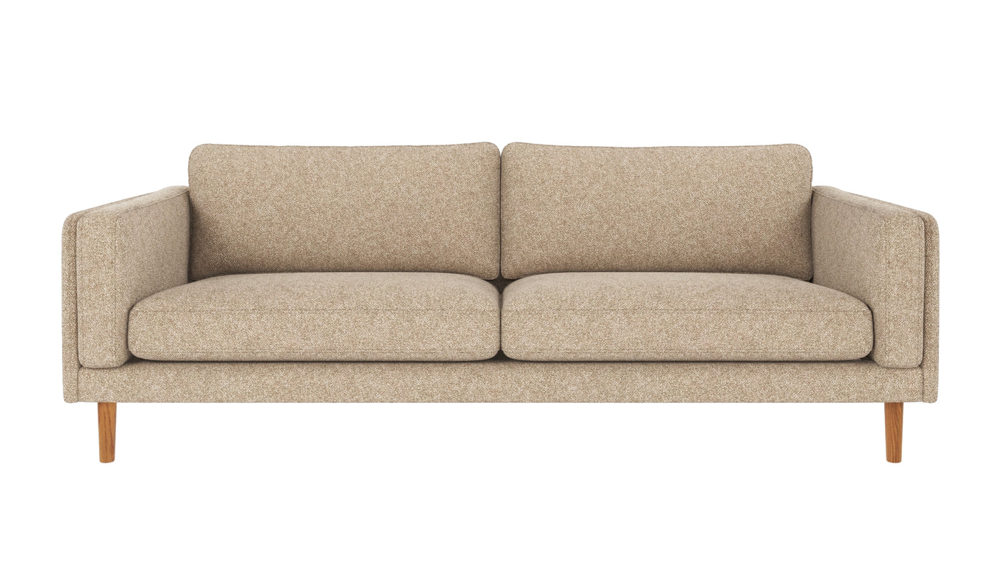 Braden sofa 3-seter - Eik ben