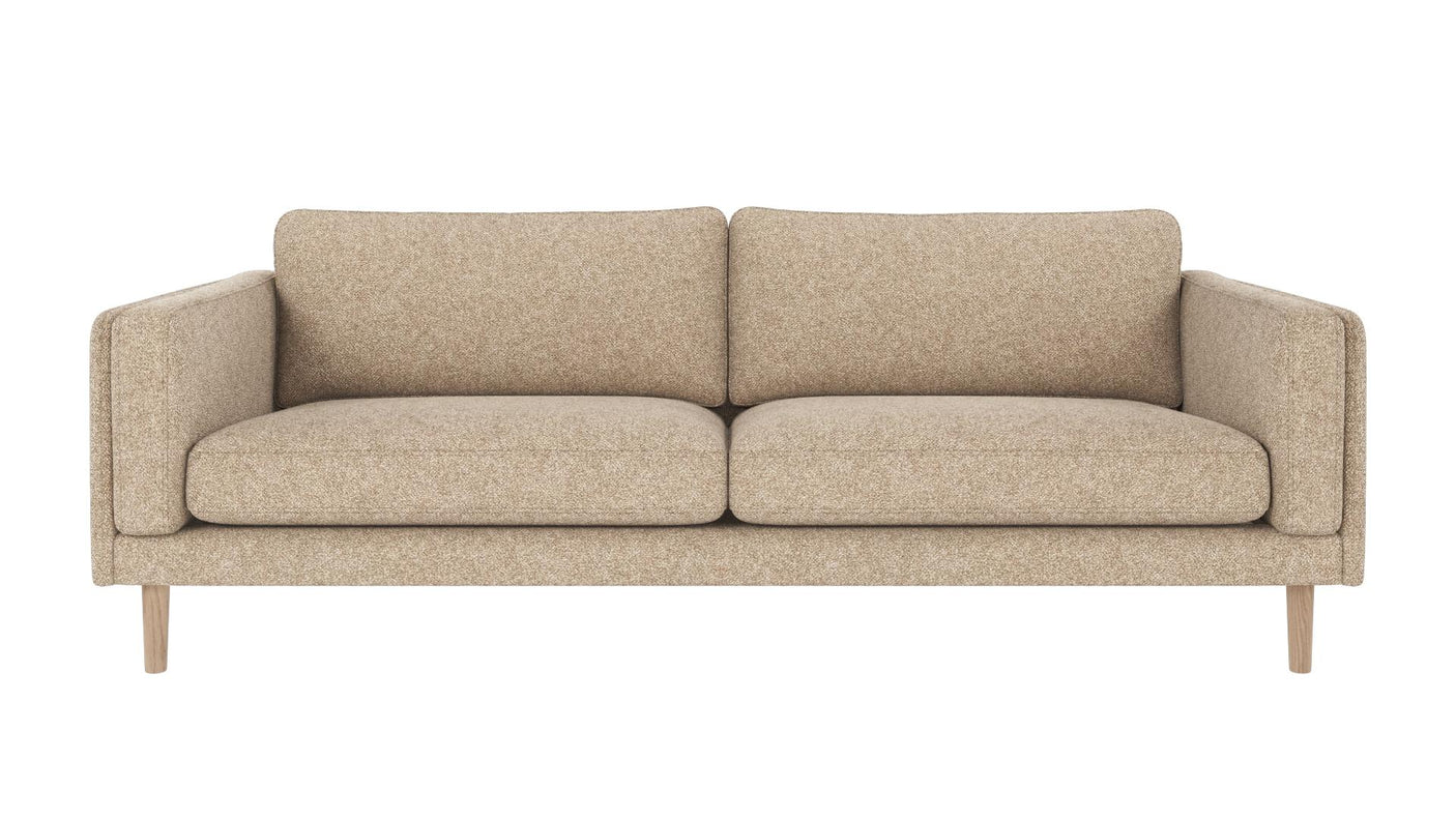 Braden sofa 3-seter - Whitewash eik ben