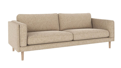 Braden sofa 3-seter - Whitewash eik ben