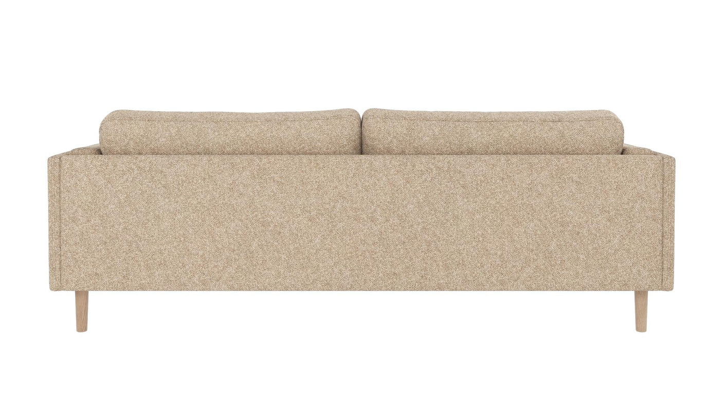 Braden sofa 3-seter - Whitewash eik ben