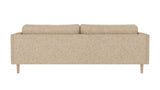 Braden sofa 3-seter - Whitewash eik ben