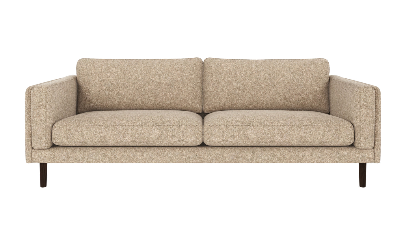 Braden sofa 3-seter - Brun eik ben