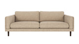 Braden sofa 3-seter - Brun eik ben