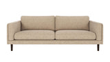 Braden sofa 3-seter - Brun eik ben