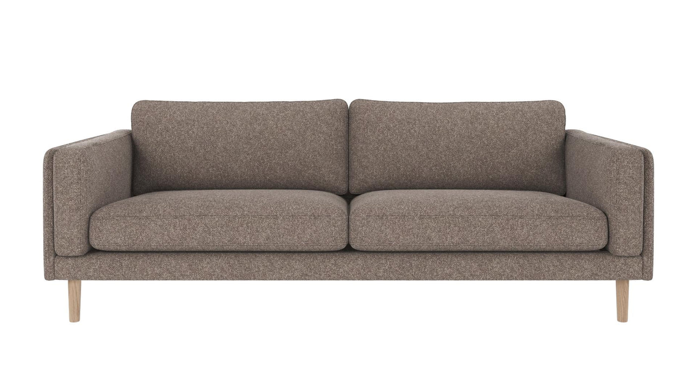 Braden sofa 3-seter - Whitewash eik ben
