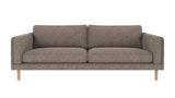 Braden sofa 3-seter - Whitewash eik ben