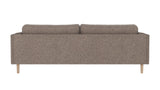 Braden sofa 3-seter - Whitewash eik ben