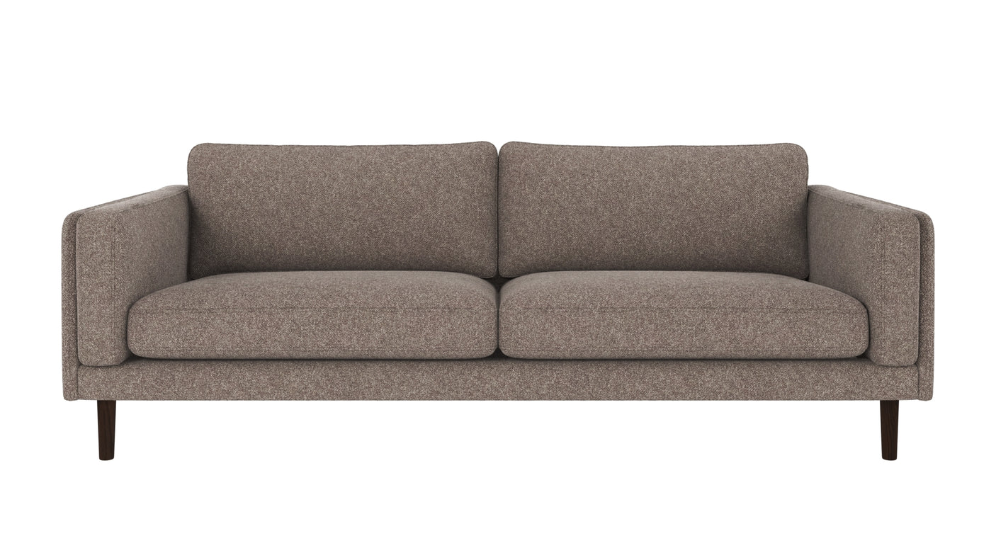 Braden sofa 3-seter - Brun eik ben