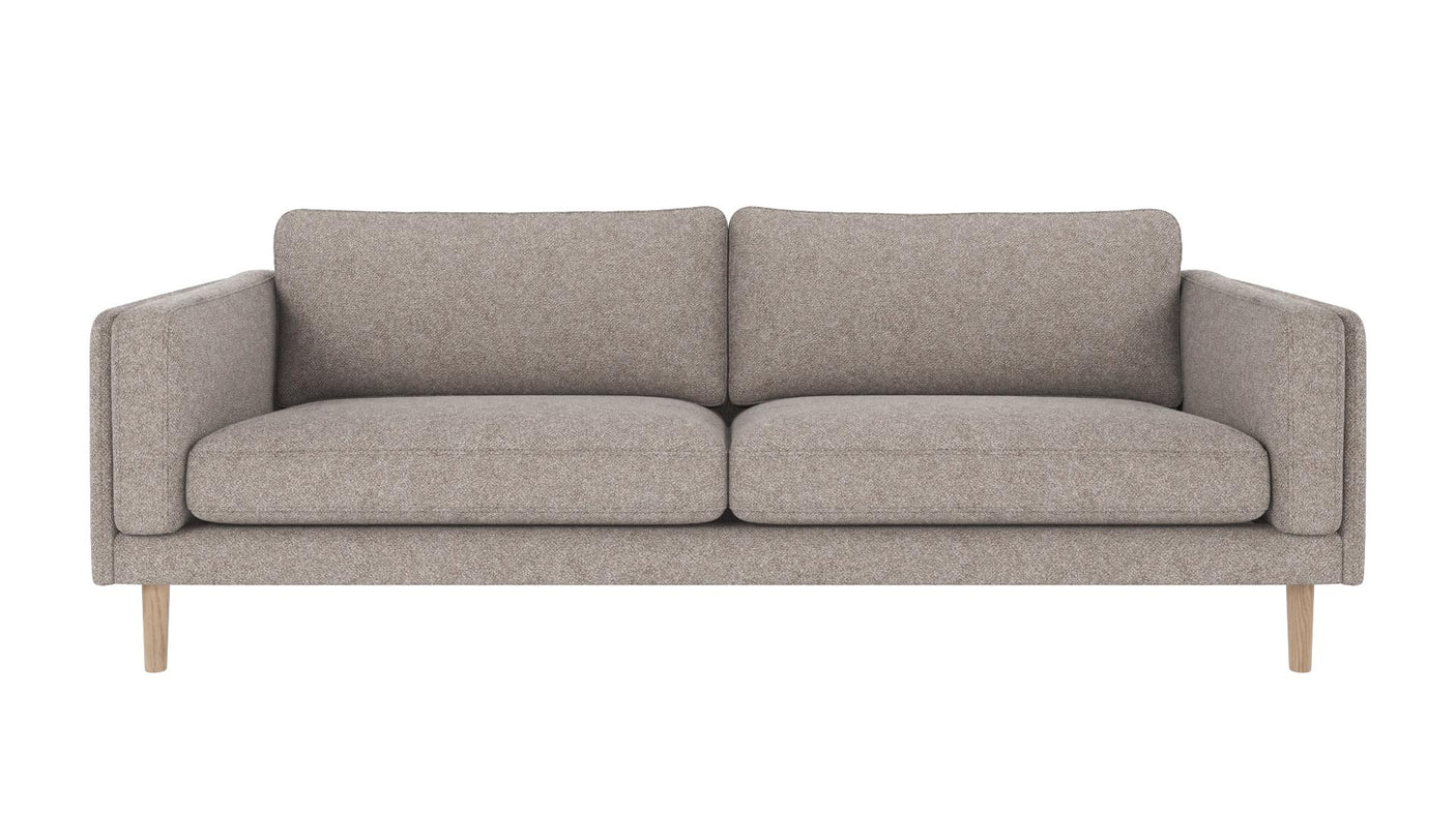 Braden sofa 3-seter - Whitewash eik ben