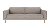 Braden sofa 3-seter - Whitewash eik ben