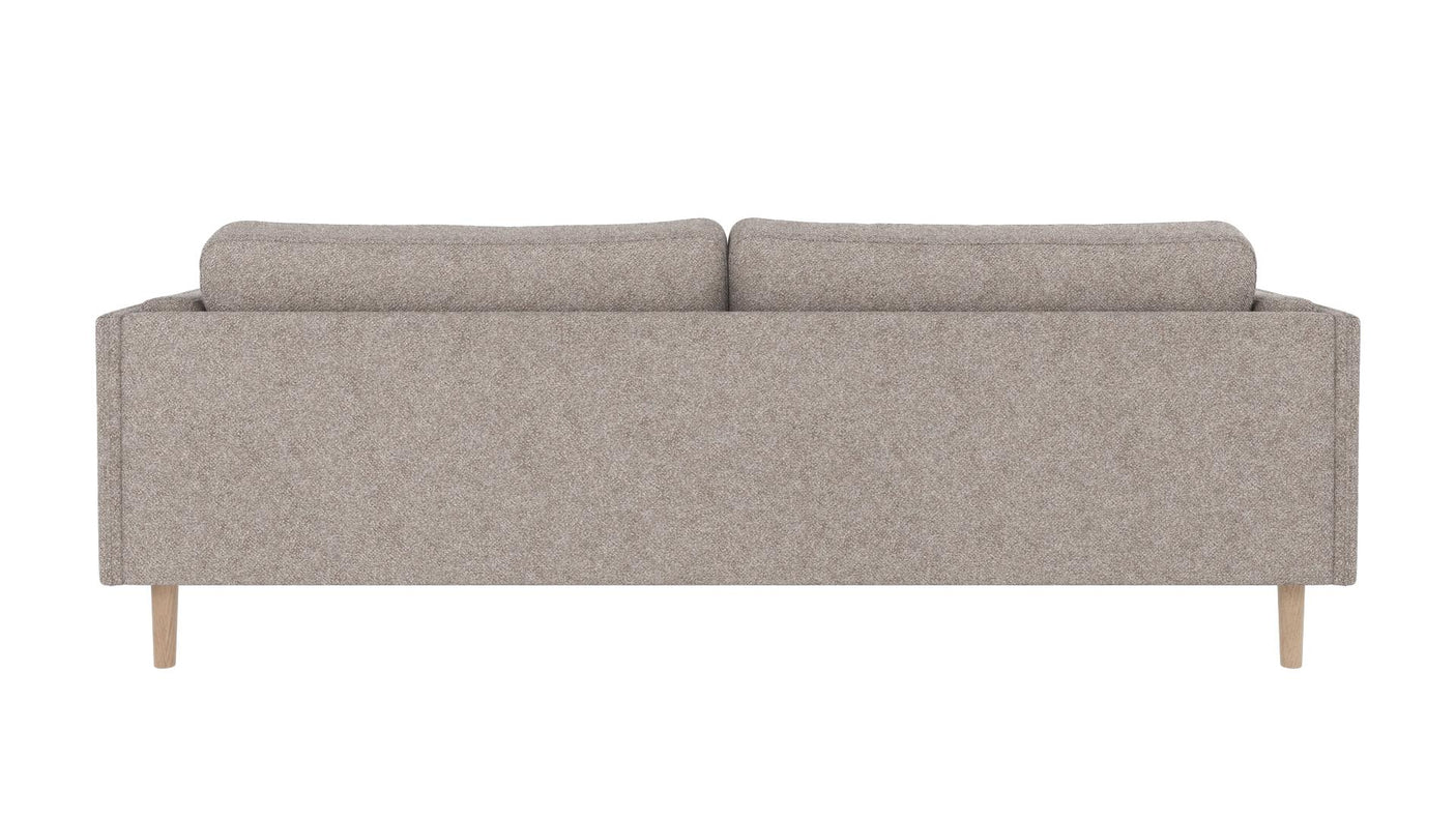 Braden sofa 3-seter - Whitewash eik ben