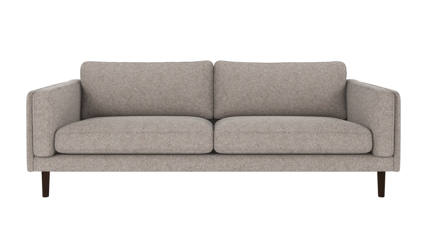 Braden sofa 3-seter - Brun eik ben