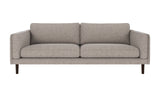 Braden sofa 3-seter - Brun eik ben