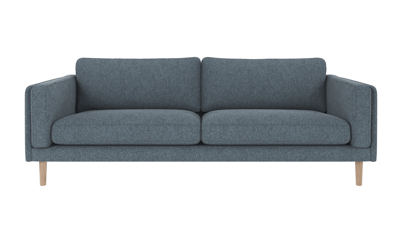 Braden sofa 3-seter - Whitewash eik ben