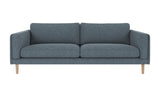 Braden sofa 3-seter - Whitewash eik ben