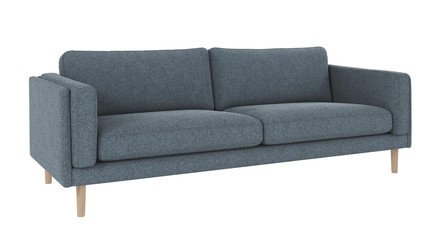 Braden sofa 3-seter - Whitewash eik ben