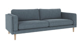 Braden sofa 3-seter - Whitewash eik ben