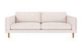 Braden sofa 3-seter - Eik ben