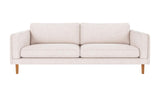 Braden sofa 3-seter - Eik ben