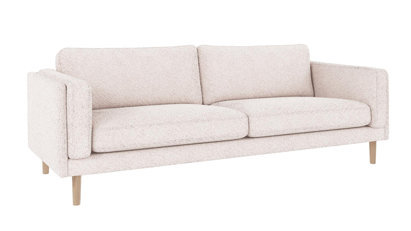 Braden sofa 3-seter - Whitewash eik ben