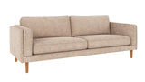 Braden sofa 3-seter - Eik ben