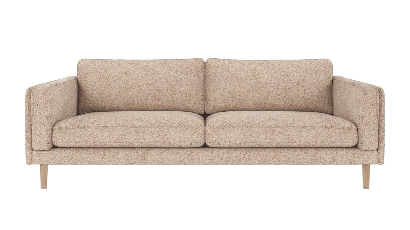 Braden sofa 3-seter - Whitewash eik ben