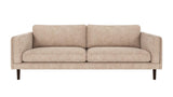 Braden sofa 3-seter - Brun eik ben