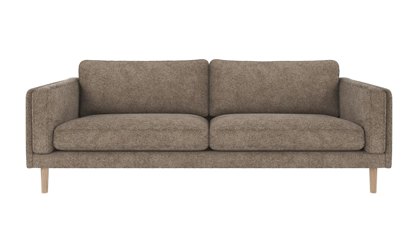 Braden sofa 3-seter - Whitewash eik ben