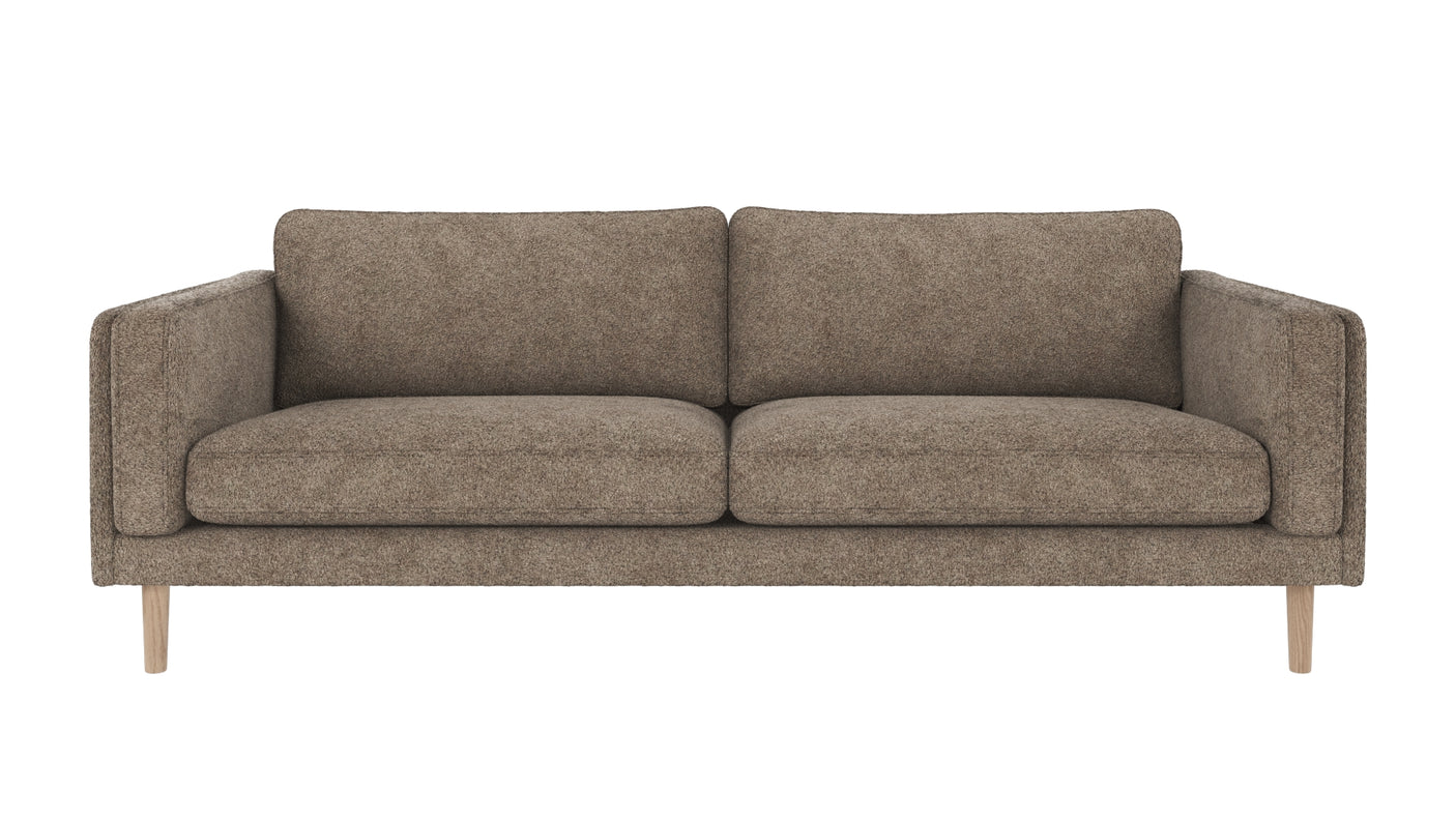 Braden sofa 3-seter - Whitewash eik ben