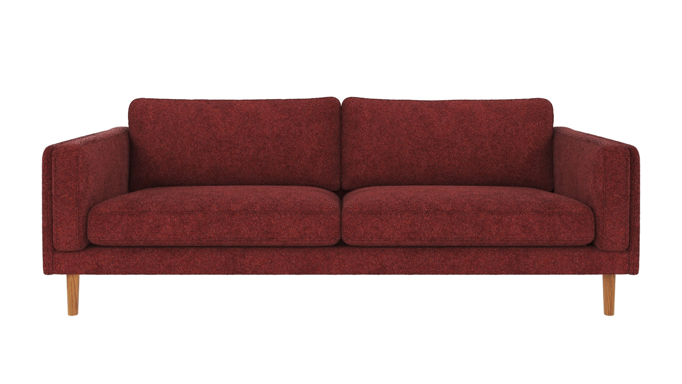 Braden sofa 3-seter - Eik ben