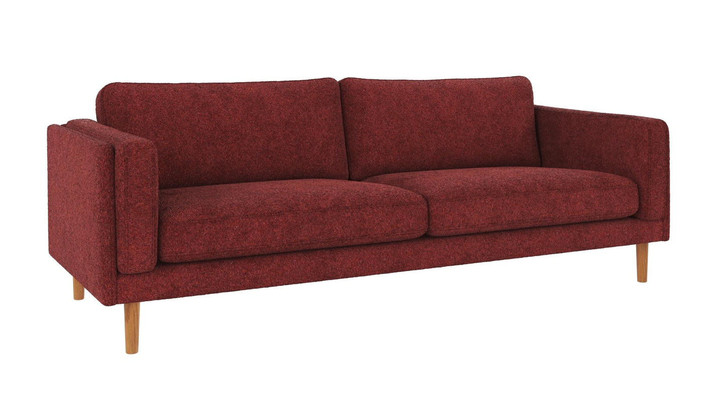 Braden sofa 3-seter - Eik ben