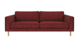 Braden sofa 3-seter - Whitewash eik ben