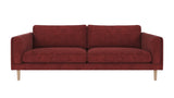 Braden sofa 3-seter - Whitewash eik ben