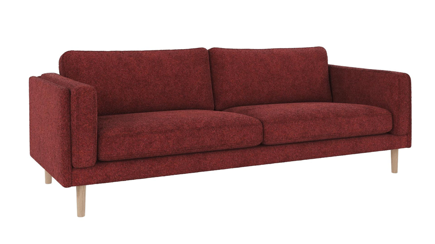 Braden sofa 3-seter - Whitewash eik ben