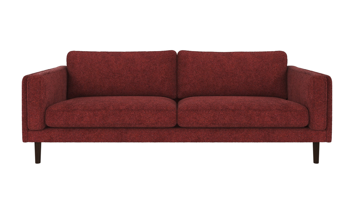 Braden sofa 3-seter - Brun eik ben
