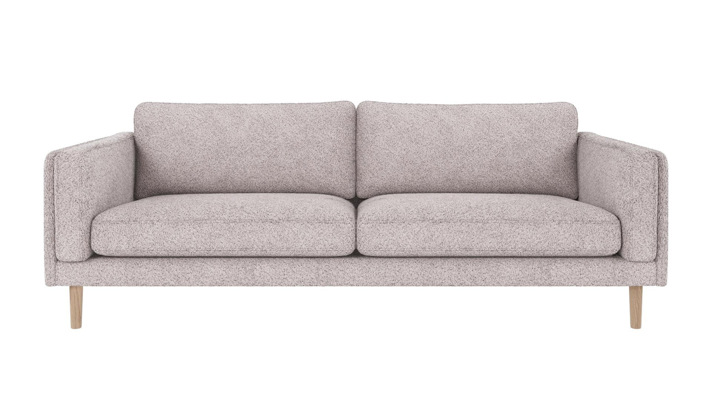 Braden sofa 3-seter - Whitewash eik ben