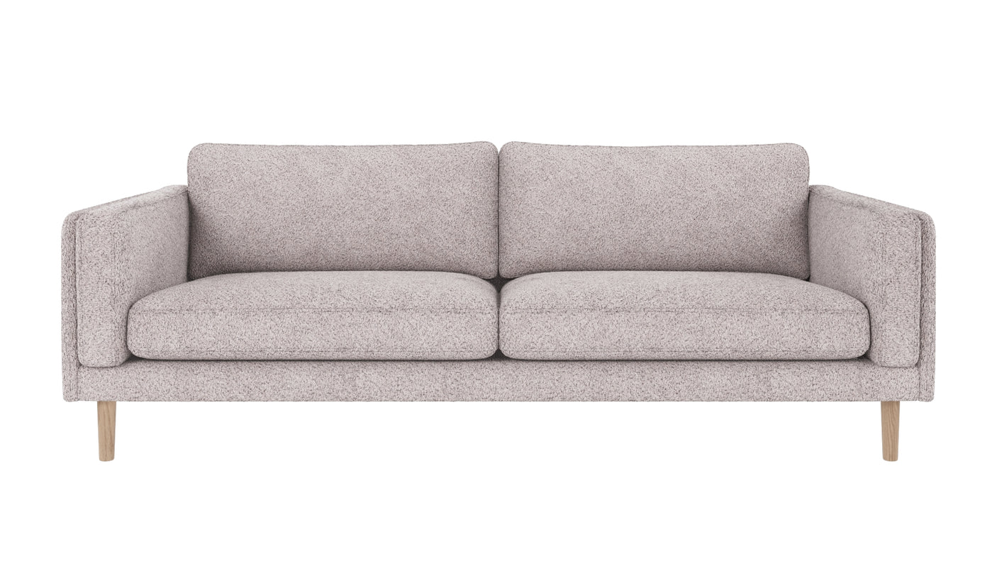 Braden sofa 3-seter - Whitewash eik ben