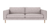 Braden sofa 3-seter - Whitewash eik ben