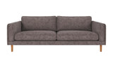 Braden sofa 3-seter - Eik ben