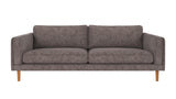 Braden sofa 3-seter - Eik ben