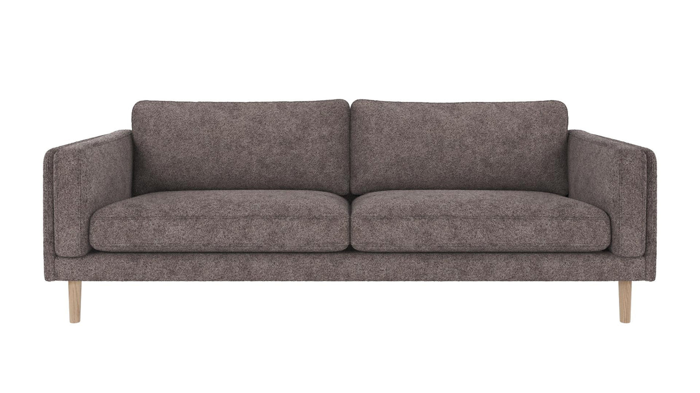 Braden sofa 3-seter - Whitewash eik ben