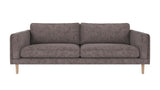 Braden sofa 3-seter - Whitewash eik ben