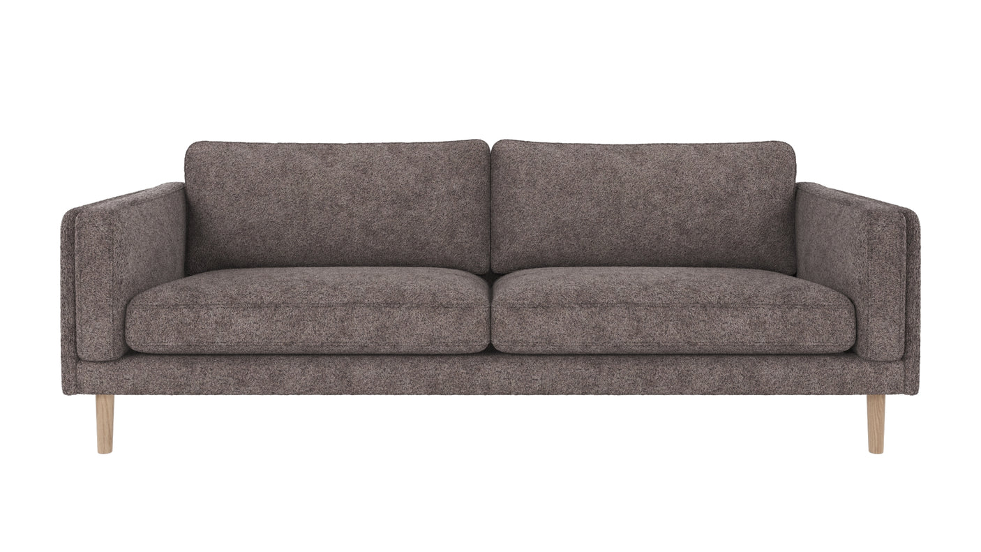 Braden sofa 3-seter - Whitewash eik ben