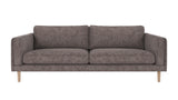 Braden sofa 3-seter - Whitewash eik ben