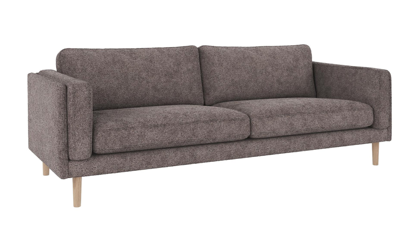 Braden sofa 3-seter - Whitewash eik ben
