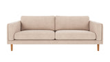 Braden sofa 3-seter - Eik ben