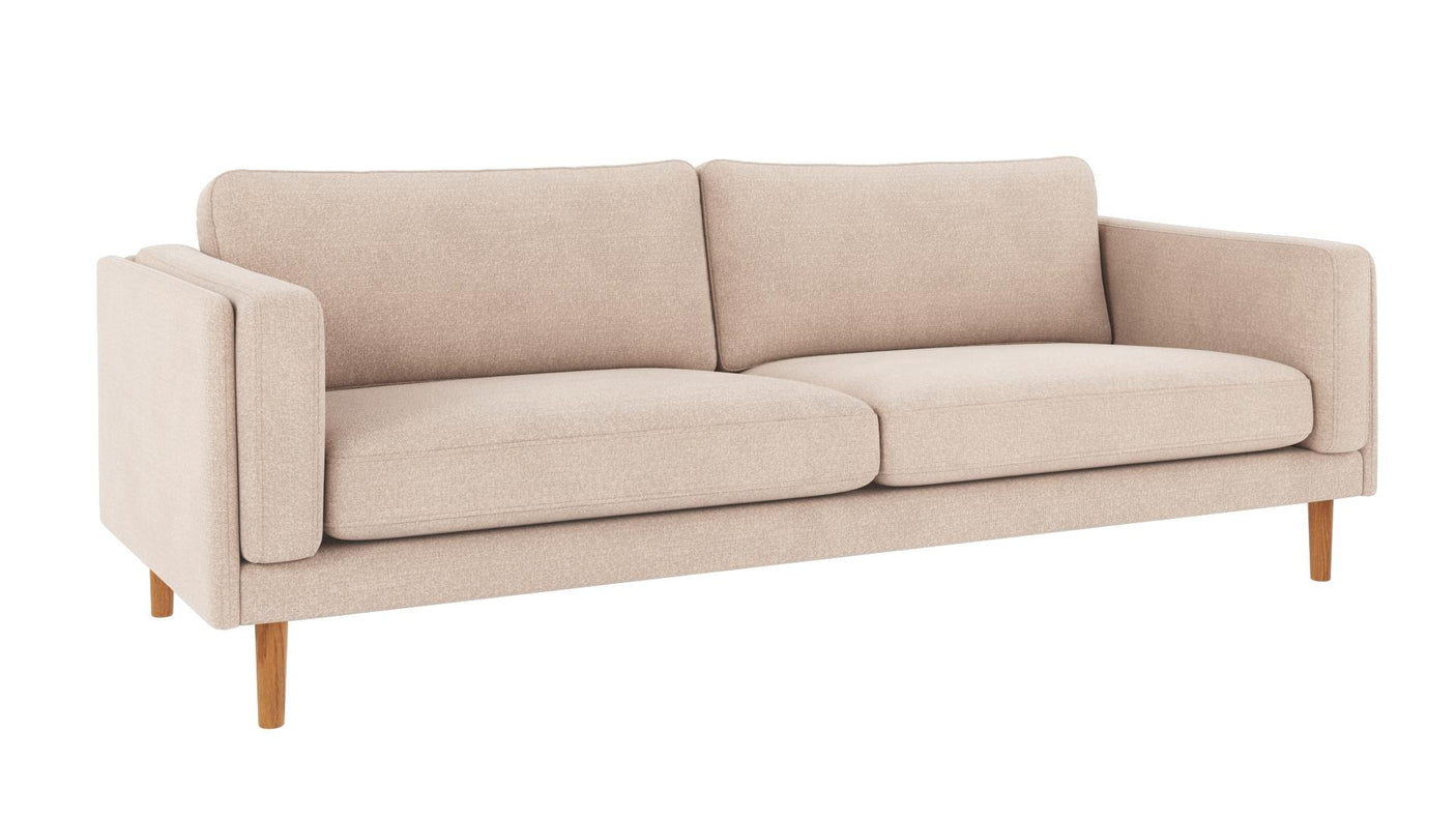Braden sofa 3-seter - Eik ben