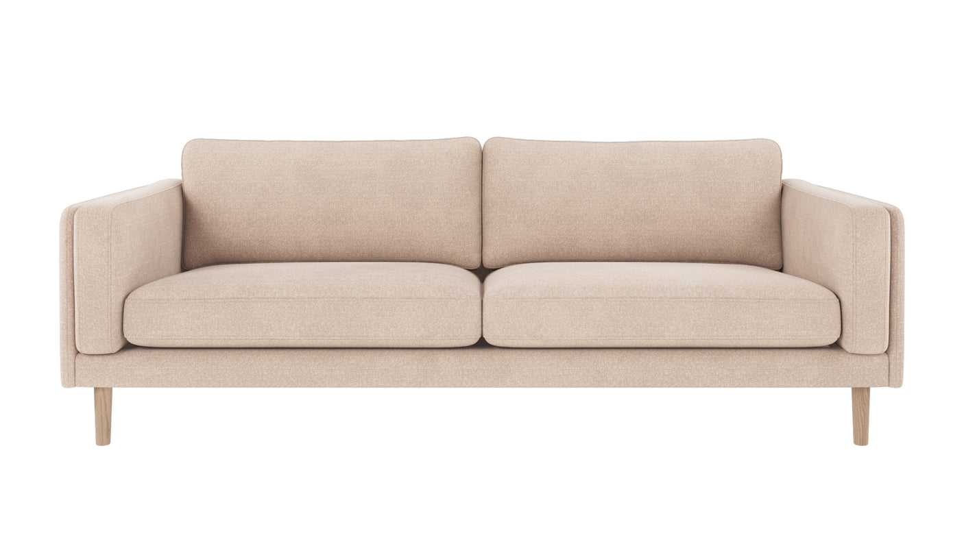 Braden sofa 3-seter - Whitewash eik ben